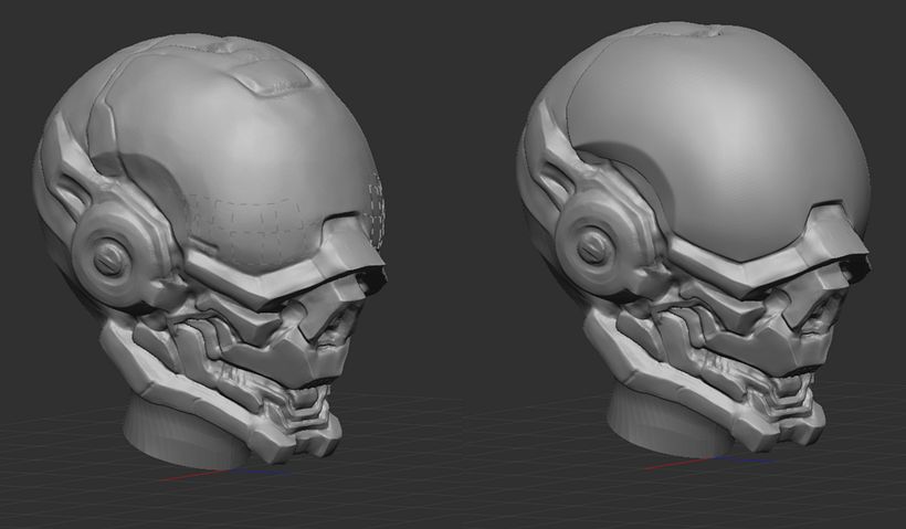 Locus: hard surface brushes and partial rigging