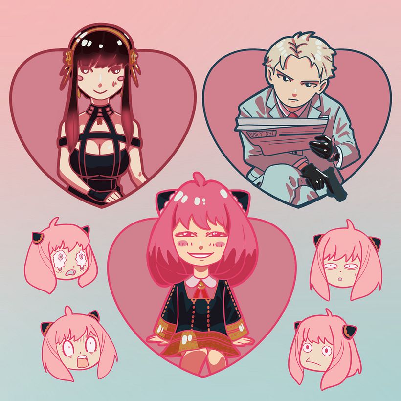 Spy x family Sticker sheet