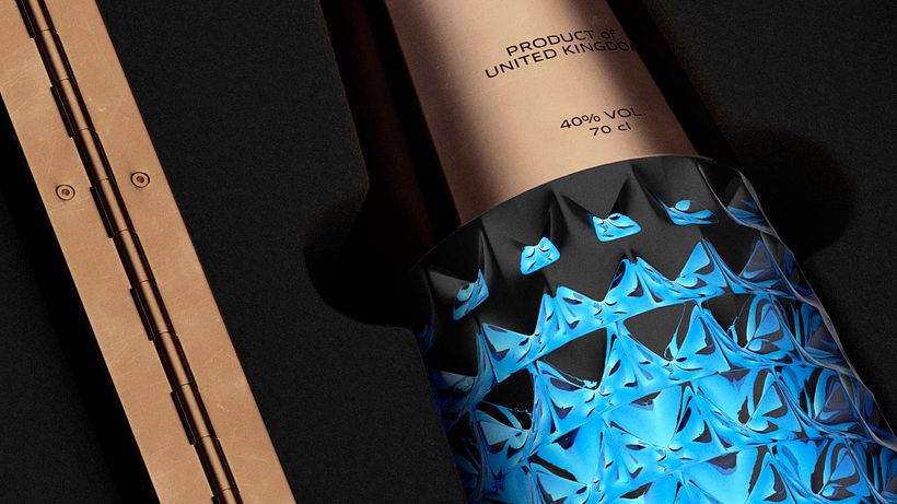 Royal 1707 London Dry Gin - Bottle and Packaging Design 7