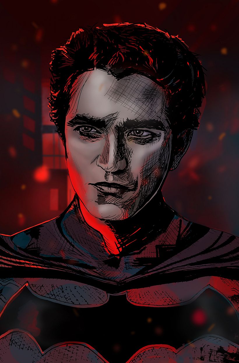 Y tb quise añadir efectos como de fuego alrededor del personaje para jugar con los filtros y destellos