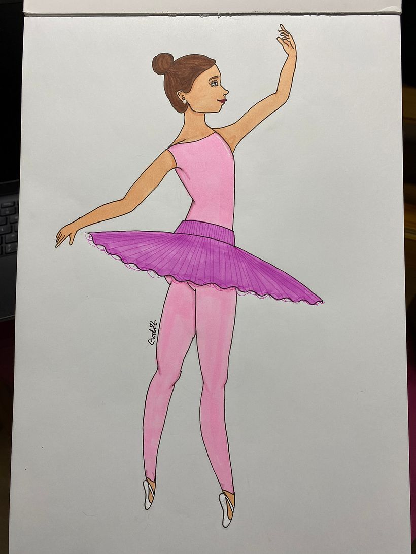 Desenho feito após as aulas de anatomia 🥰