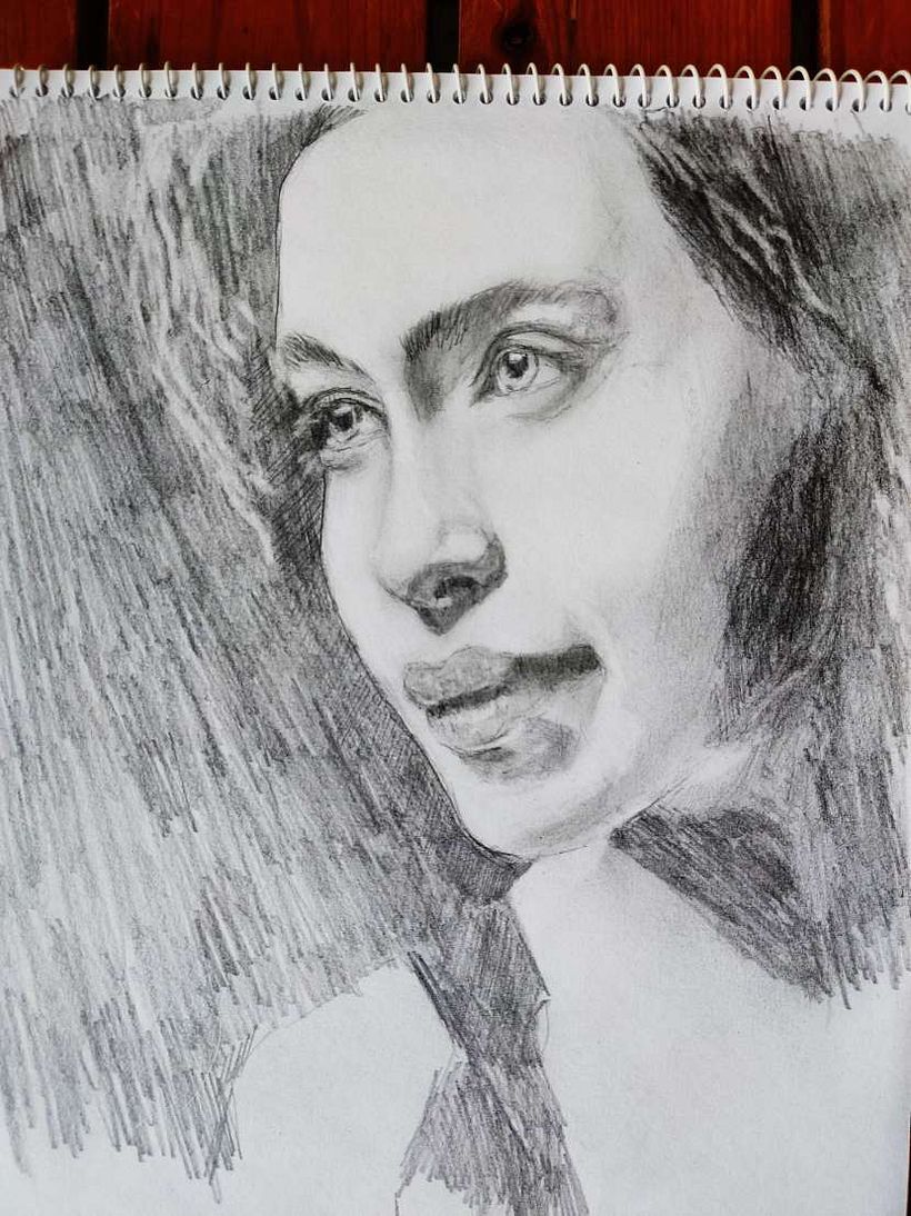 My project for course: Fundamentals of Portrait Drawing with Pencil 4