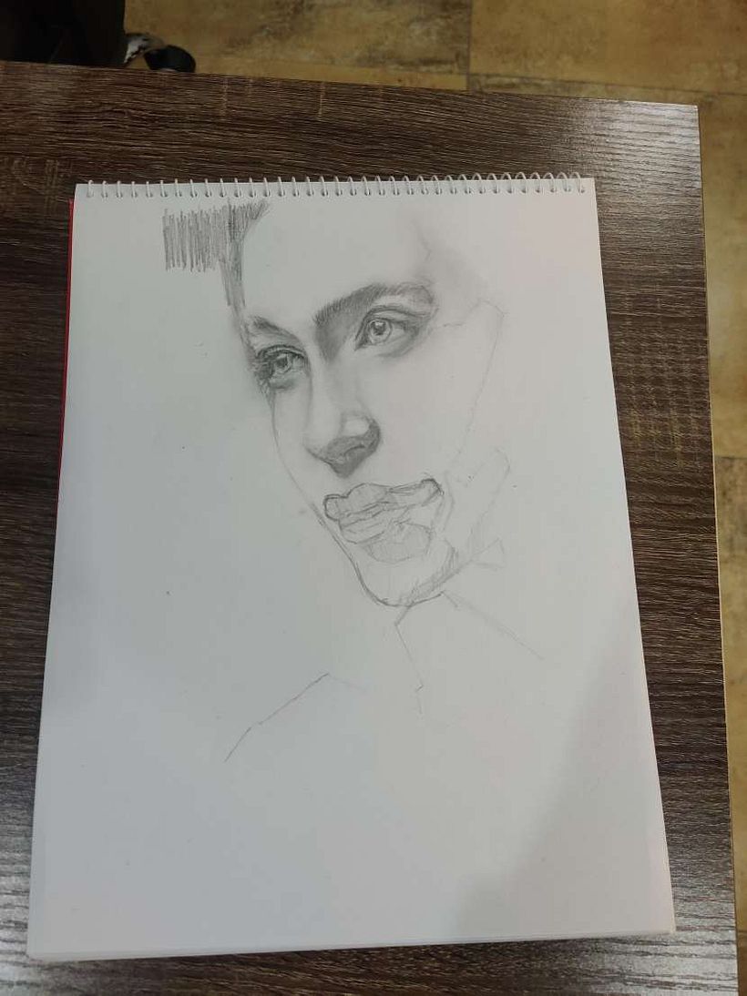 My project for course: Fundamentals of Portrait Drawing with Pencil 5