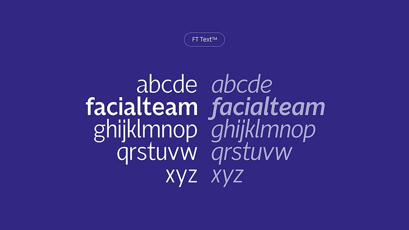 Custom Typefaces for Facialteam (2022) 9
