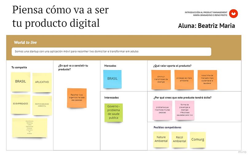 Meu projeto do curso: Introdução ao digital product management 16