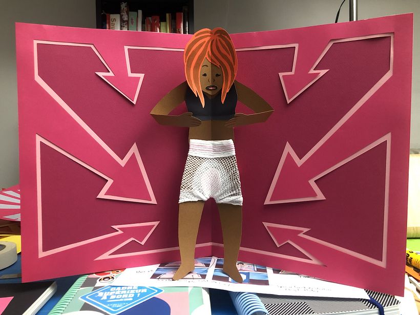 Montage final d'une autre double page