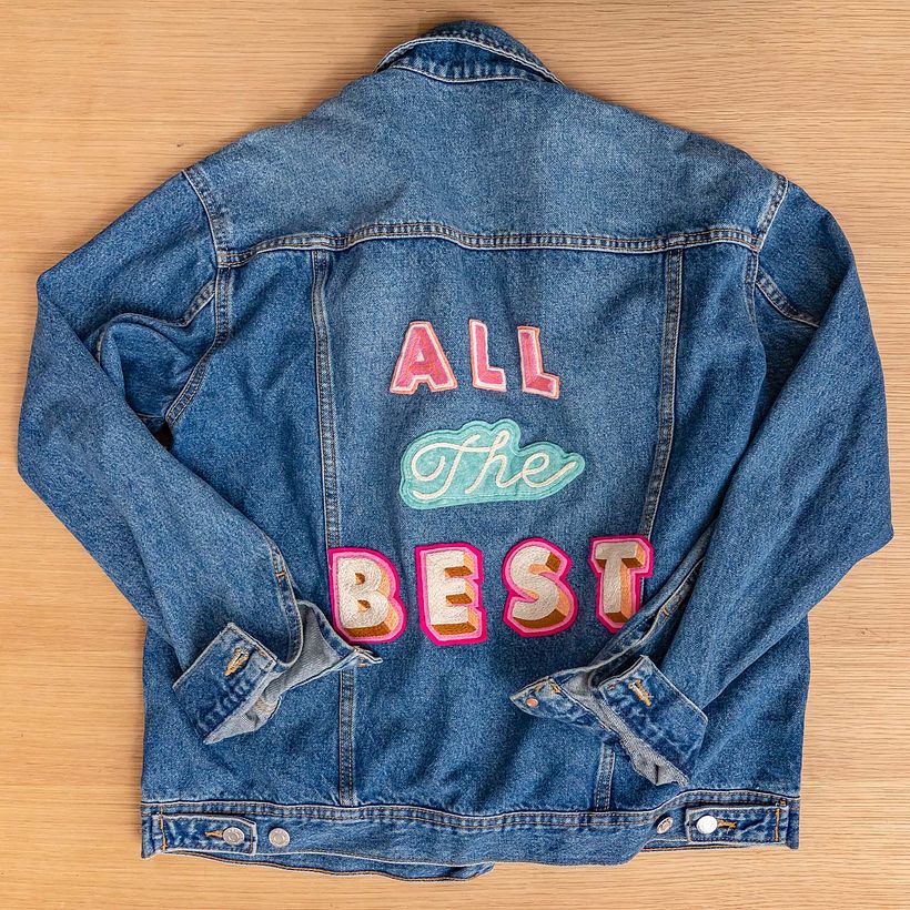 Learning a variety of stitches will help you to create unique, dynamic embroidered patches and lettering.