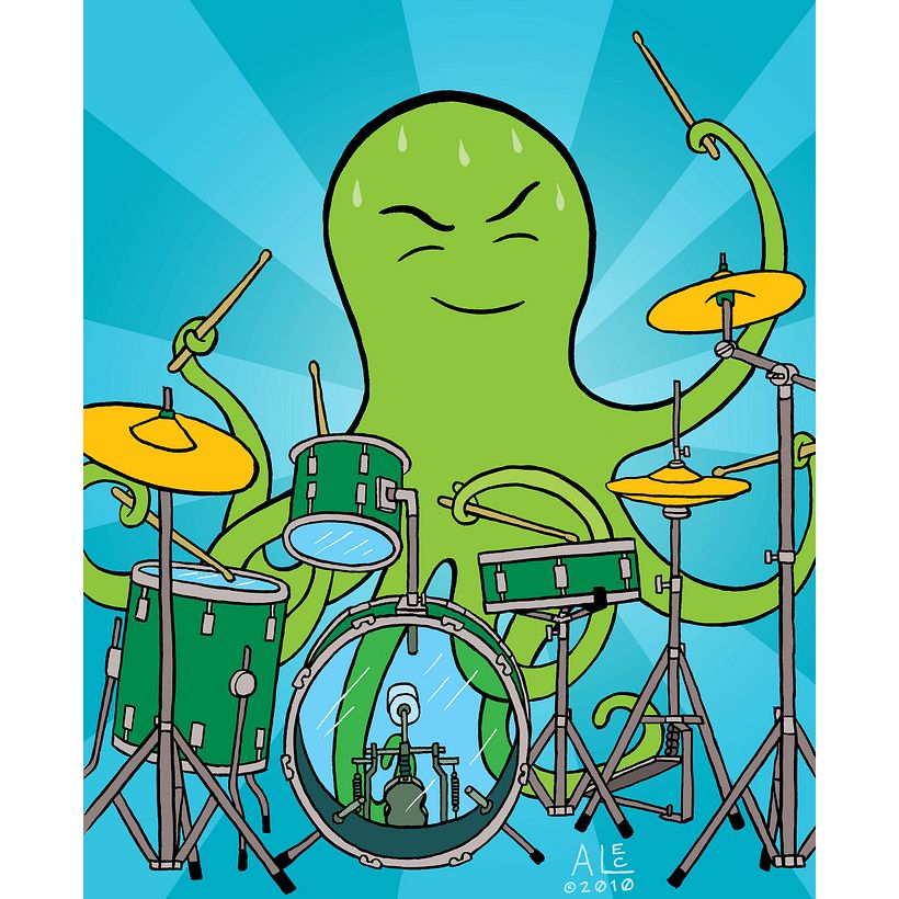 Octo-drummer!