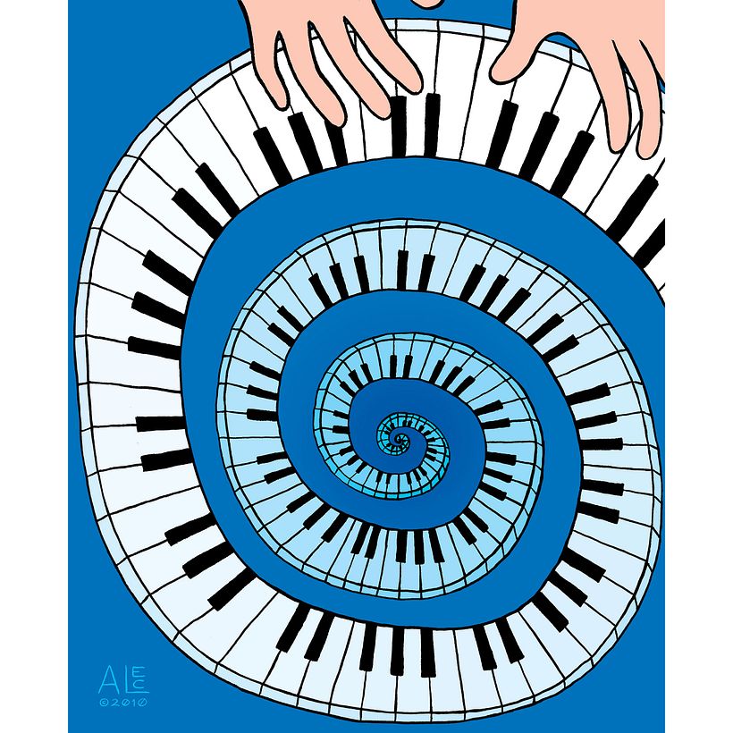 The infinite possibilities contained within a piano keyboard