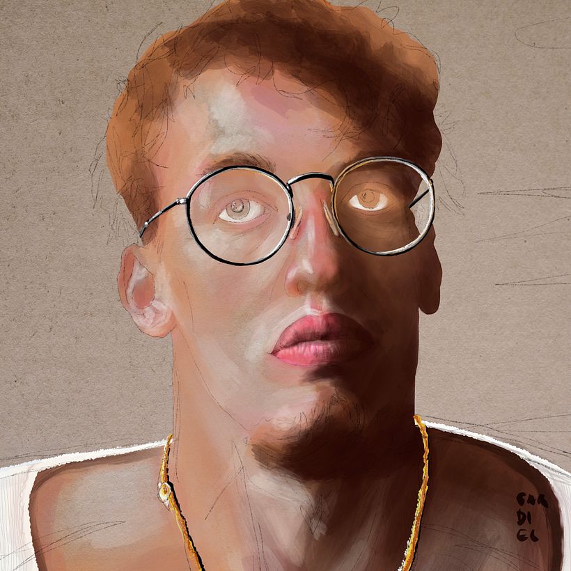 Base de color sin mucha definición.