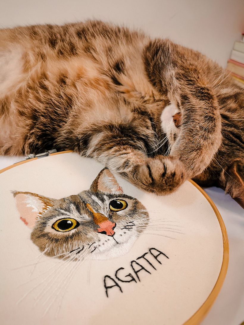 Mi proyecto del curso: Needle painting para principiantes 2