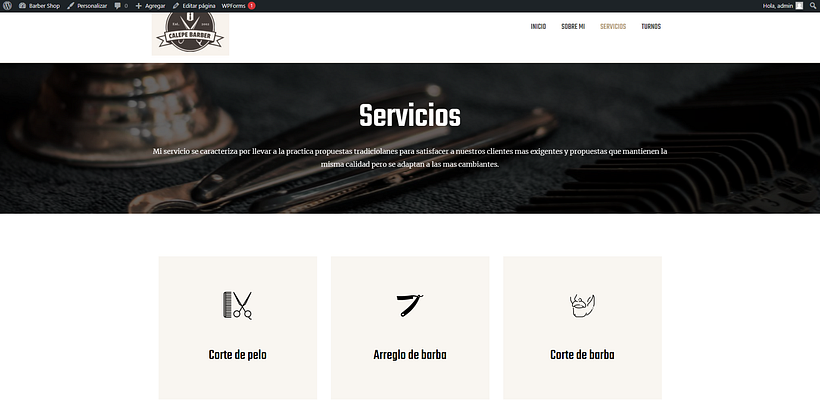 Mi proyecto del curso: Creación de una web profesional con WordPress 5