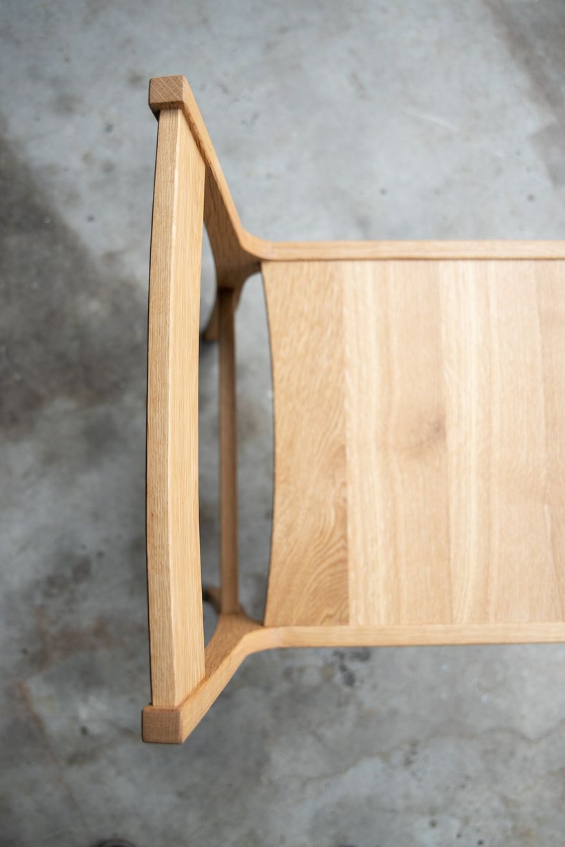 The Clara Dining Chair in White Oak 3