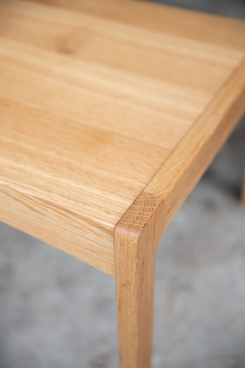 The Clara Dining Chair in White Oak 4