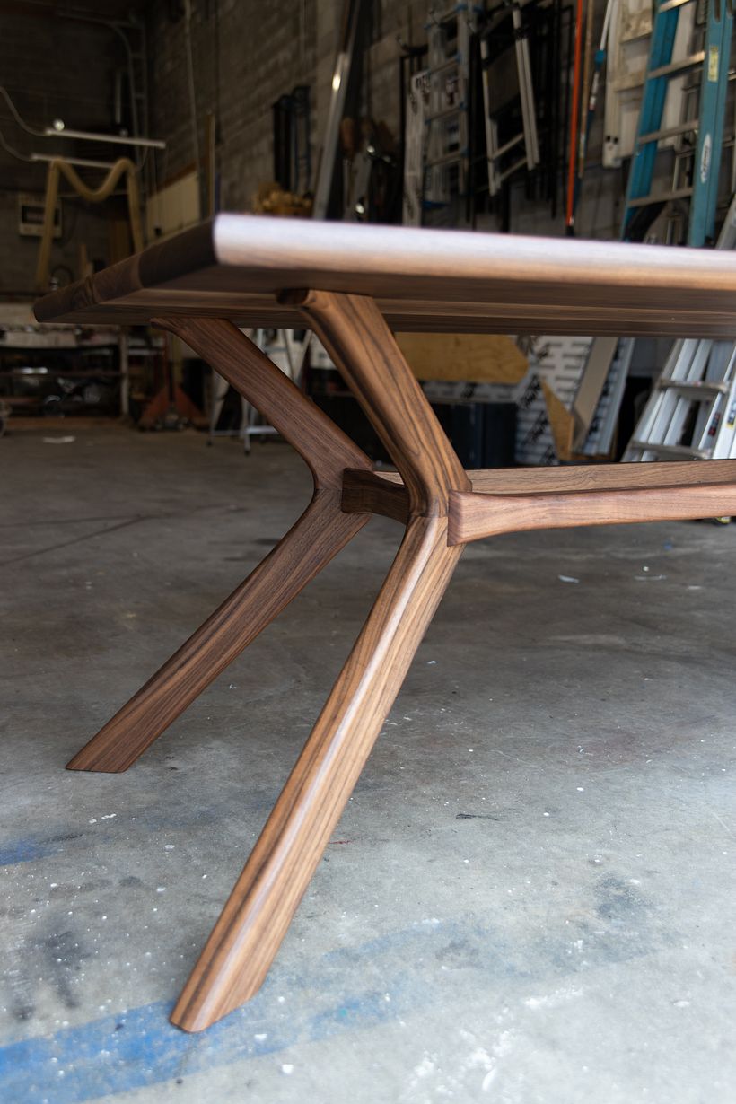 The Kistler Mid Century Modern table in Walnut 5