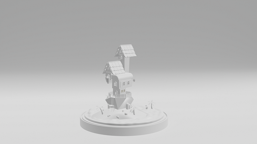 Mi proyecto del curso: Creación de mundos 3D en miniatura con Procreate y Cinema 4D 1