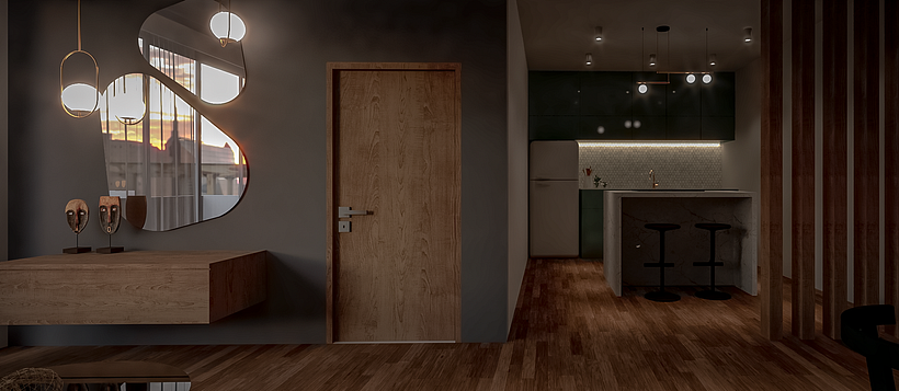 Mi proyecto del curso: Render de interiores con SketchUp y V-Ray Next - ASMV 6