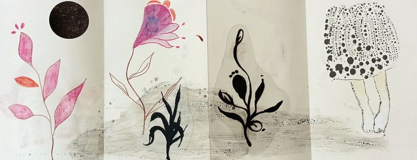 Il mio progetto del corso: Illustrazione sperimentale e creativa con china e acrilico 2