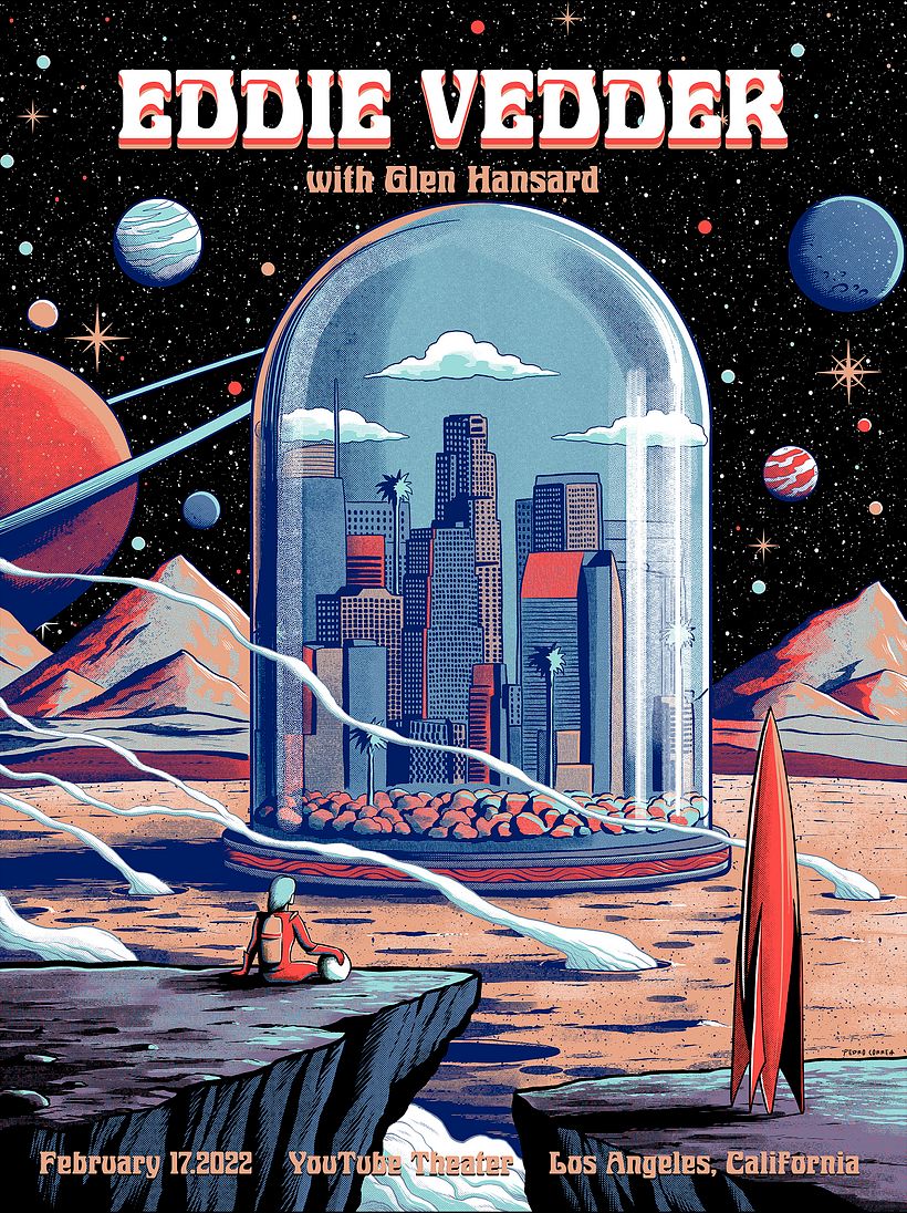 Artist Poster with one color variation