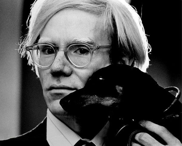 Warhol photographed by Jack Mitchell, via Wikipedia. 