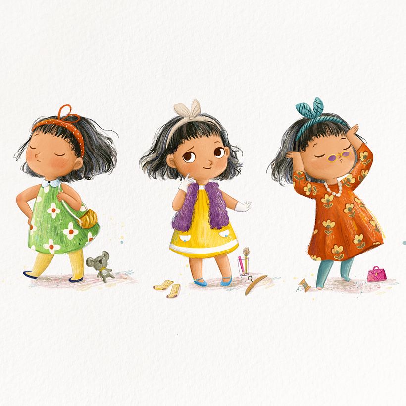 Examples of designs that express a characters' personality 