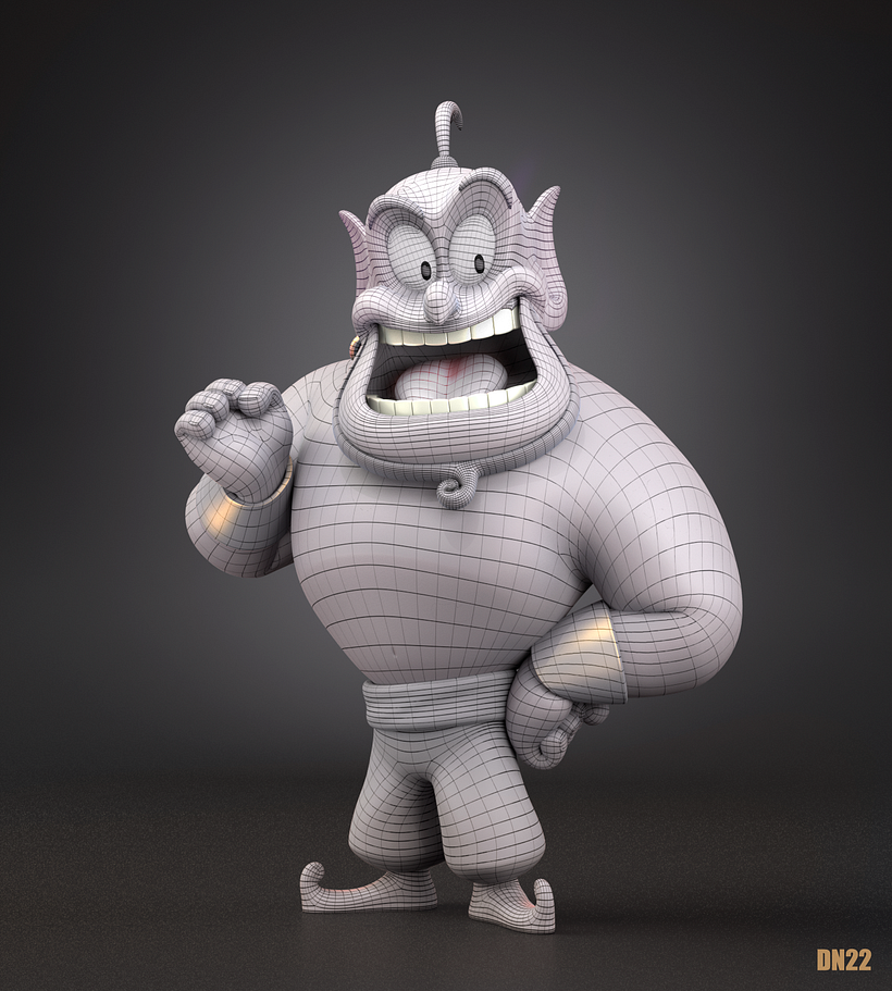 El genio de aladdin!  - 3D