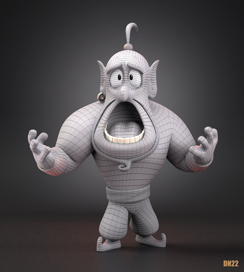 El genio de aladdin!  - 3D