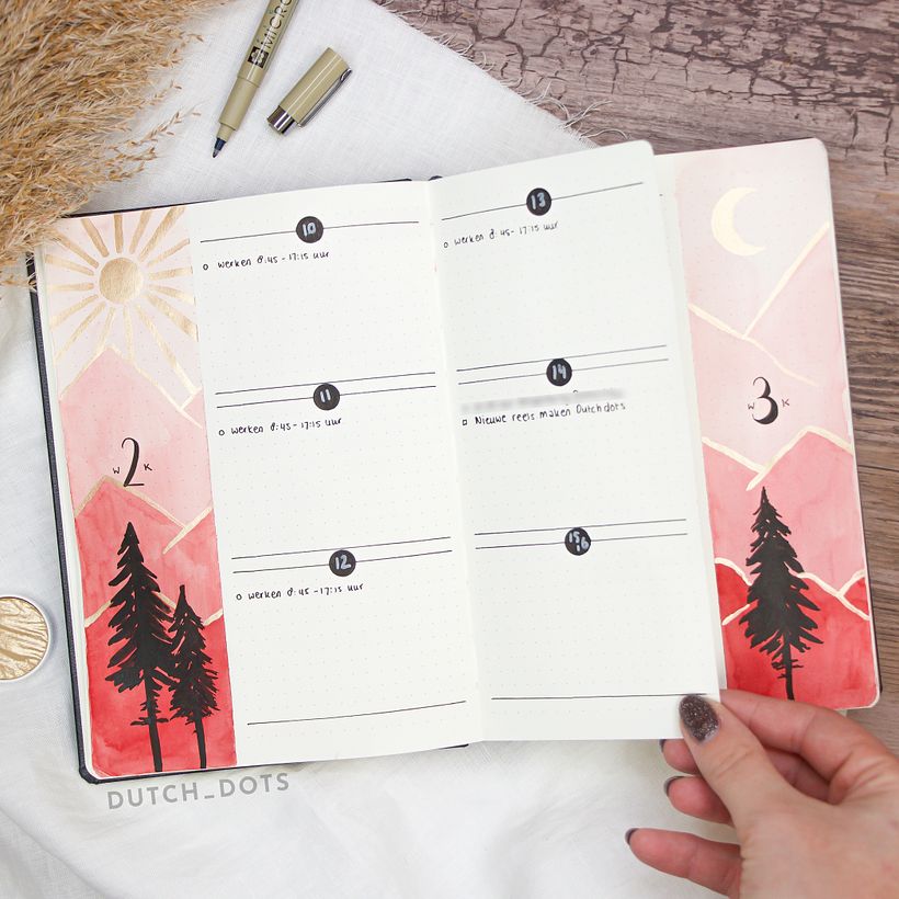 Meus registros semanais favoritos do BuJo 7
