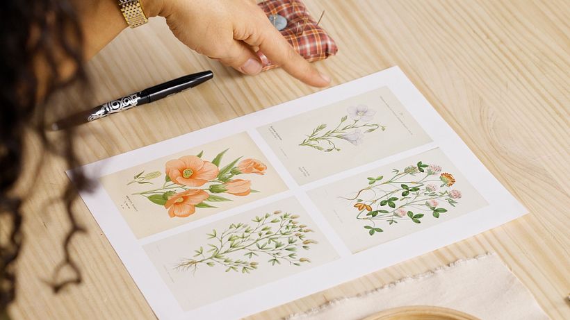Select a reference image for your embroidery design.