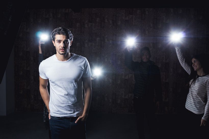 Fotografía con flash de Antonio Garci. 