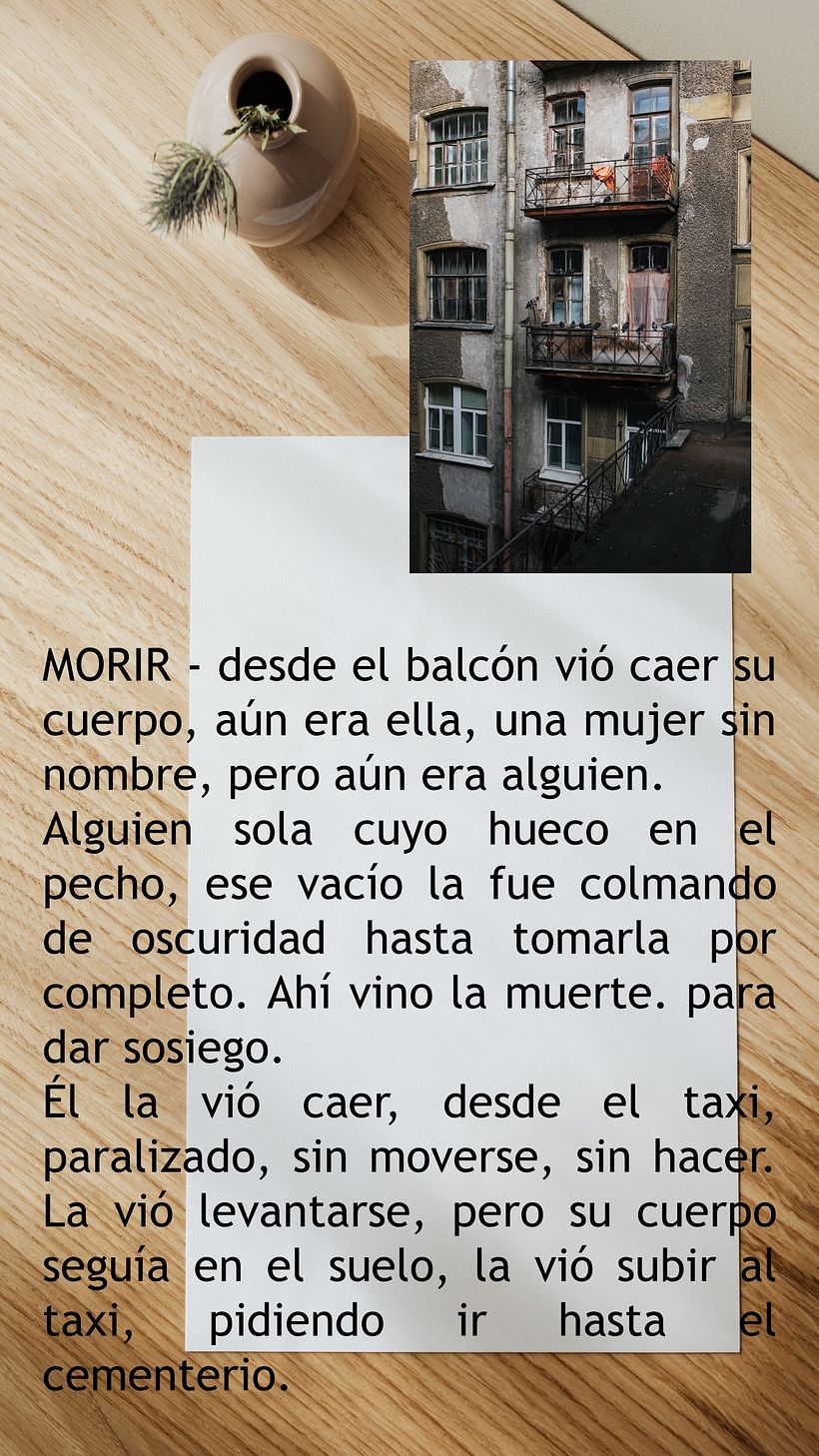 Texto escrito a partir del disparador Listas de Palabras. 