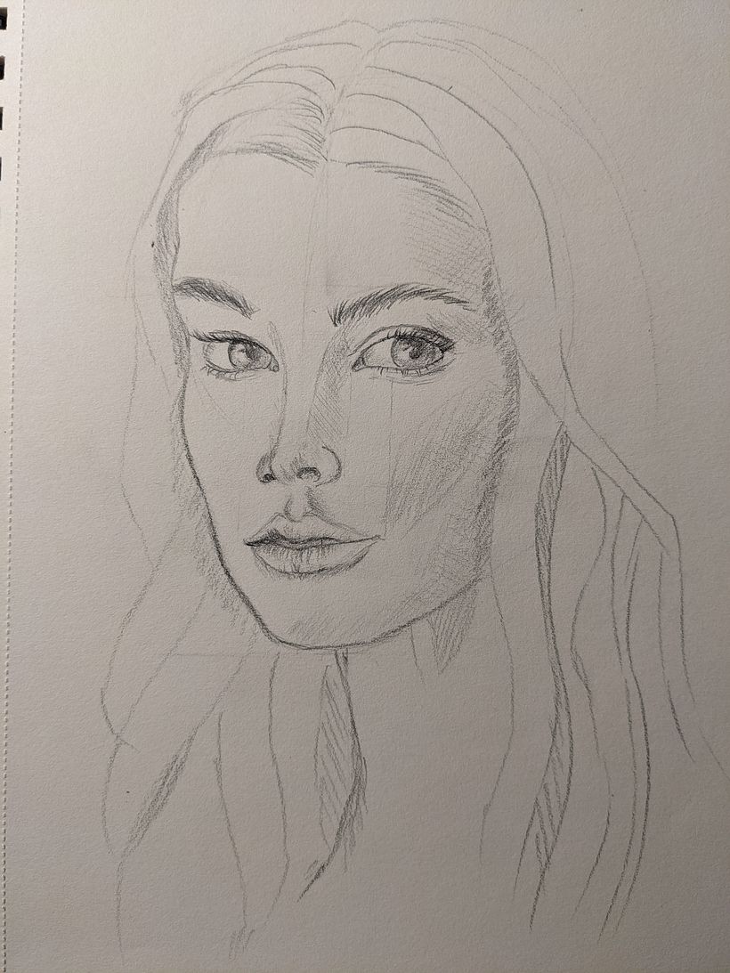 My project for course: Portrait Sketchbooking: Explore the Human Face 4
