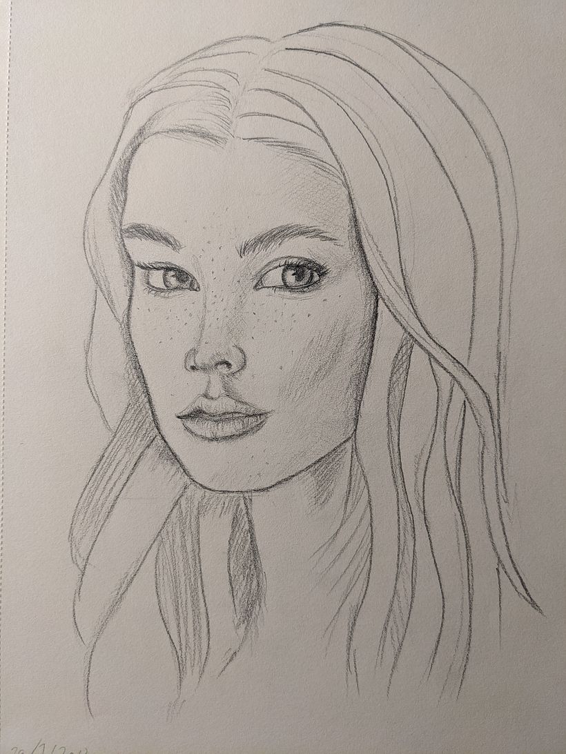 My project for course: Portrait Sketchbooking: Explore the Human Face 5
