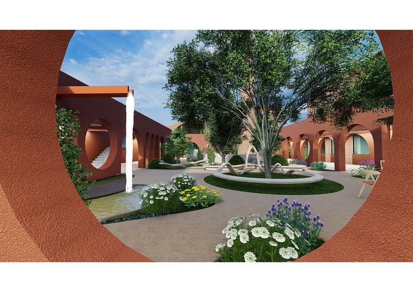 Render jardín