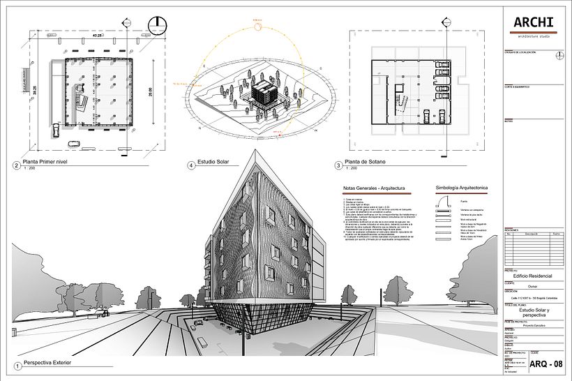 Mi proyecto del curso: Modelado de edificios paramétricos con Revit 2