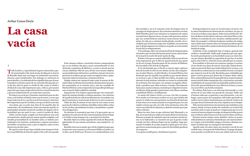 First two-page spread