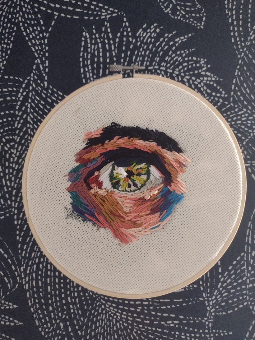Mi proyecto del curso: Pintar con hilo: técnicas de ilustración textil 1