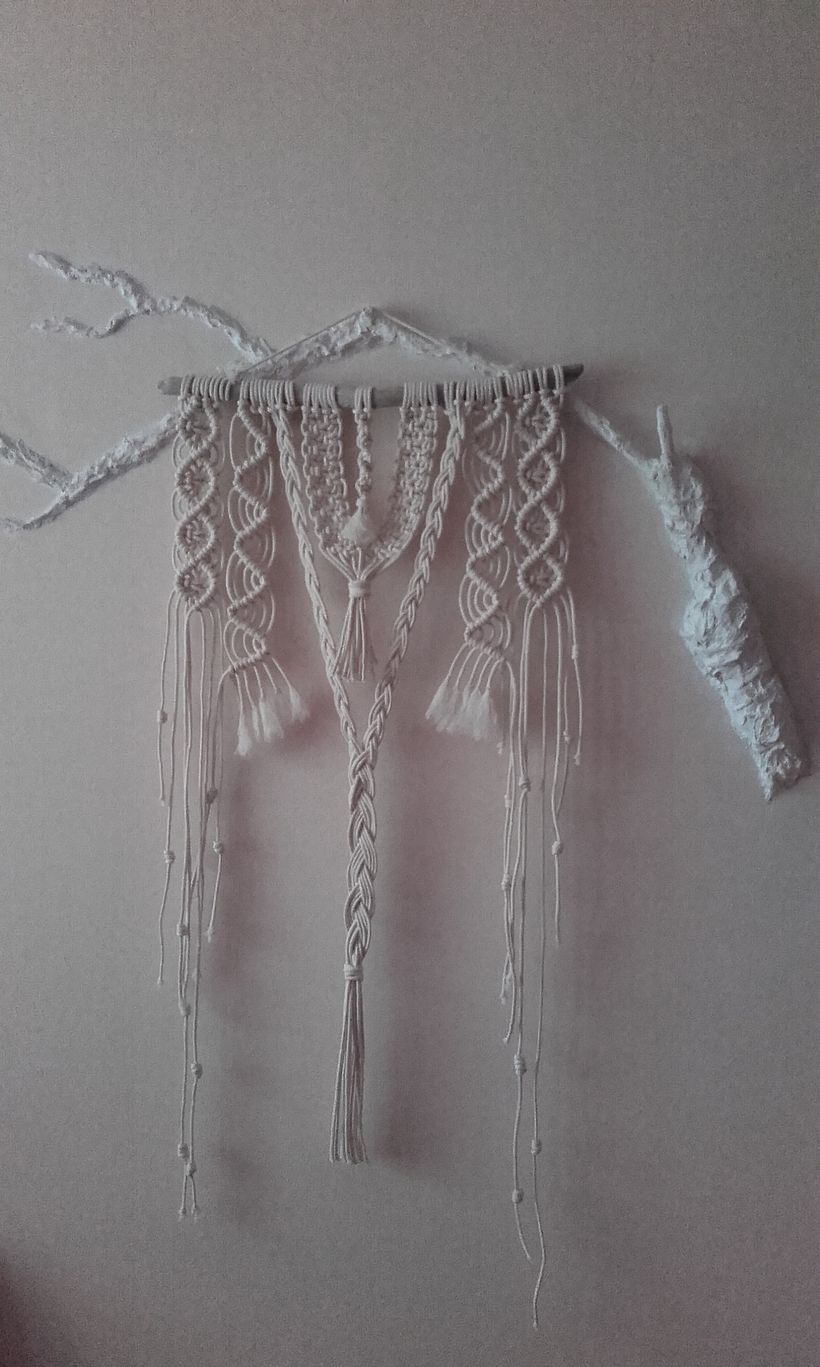 My project for course: Introduction to Macrame Tapestry 4
