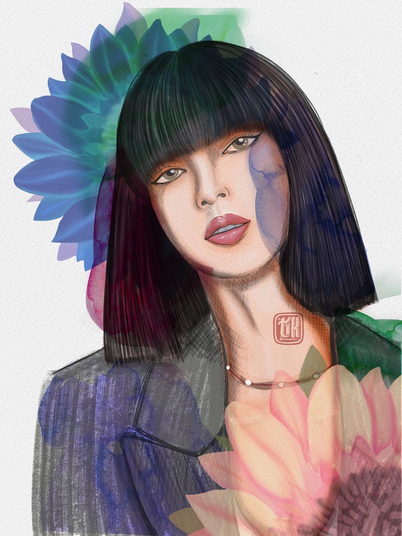 My project for course: Illustrated Portraits with Procreate 1