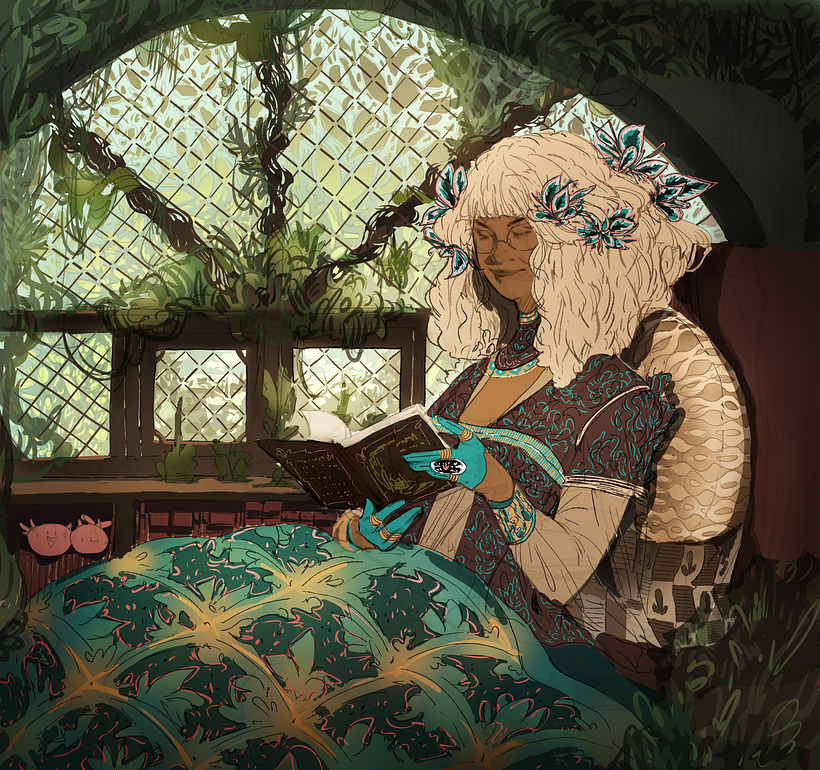 Commission for my friend, Flo