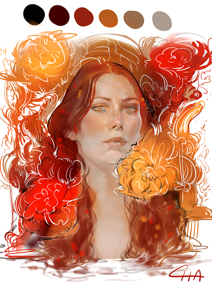 Limited palette study