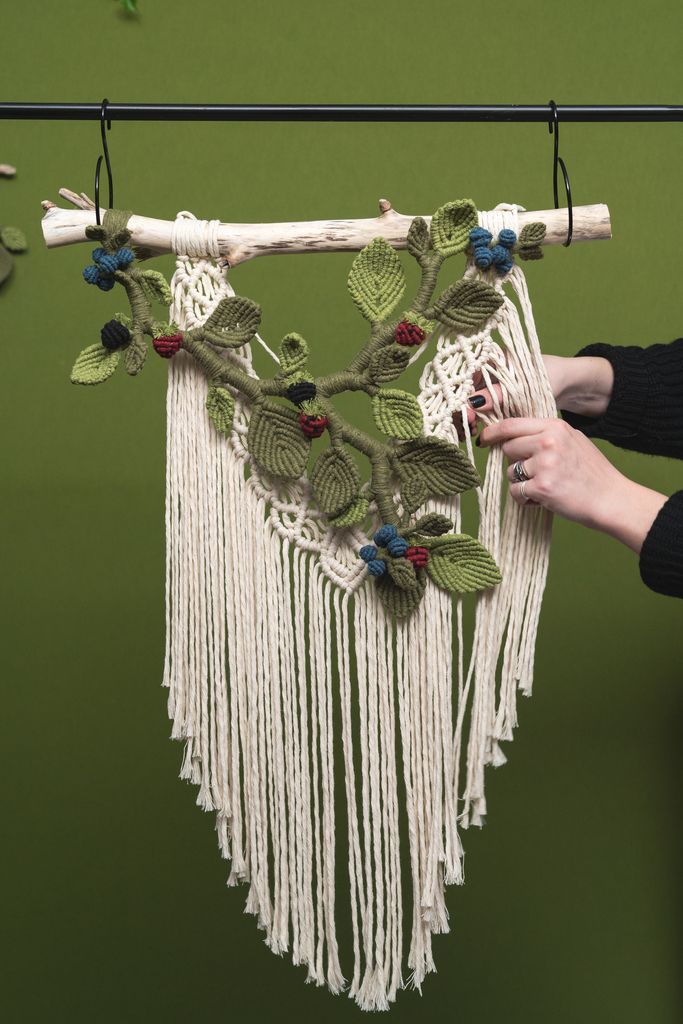 3D Macrame Botanical Wall Hanging - Teacher's Final Project  3