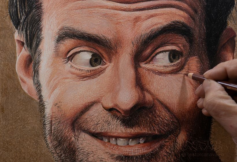 BILL HADER en lápices de colores 4