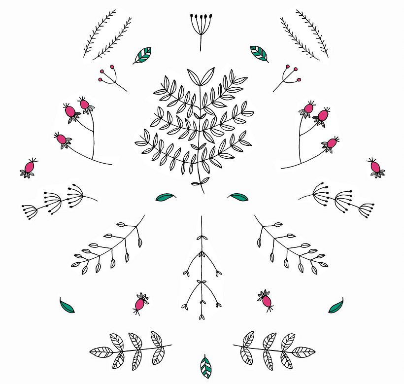 Mi proyecto del curso: Diseño y composición de patterns textiles 1