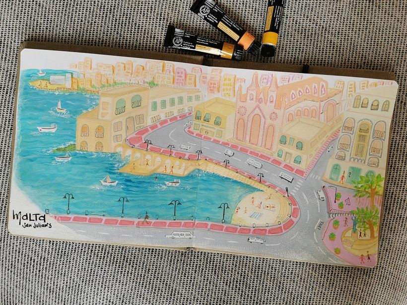 PROYECTO FINAL !!!! MALTA SAINT JULIEN'S vista Balcon HOTEL MARRIOTT