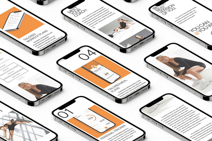 BodyEM - Promotional Website for Online Fitness Coach 1