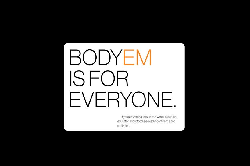 BodyEM - Promotional Website for Online Fitness Coach 3
