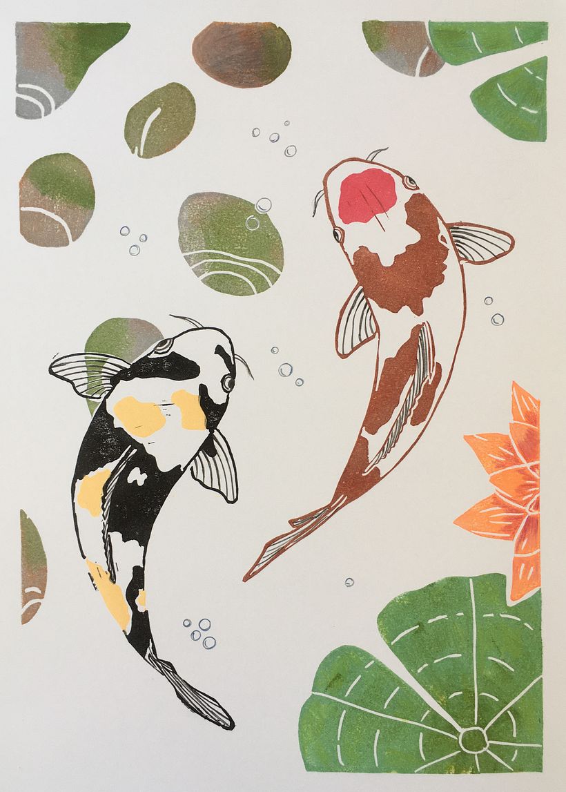 My project for course: Block Printing for Illustration 13
