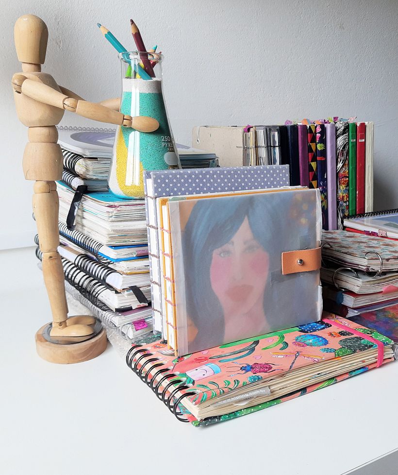 MarArtesOficial - Cadernos são como meu laboratório de ideias... Para transformar e florescer