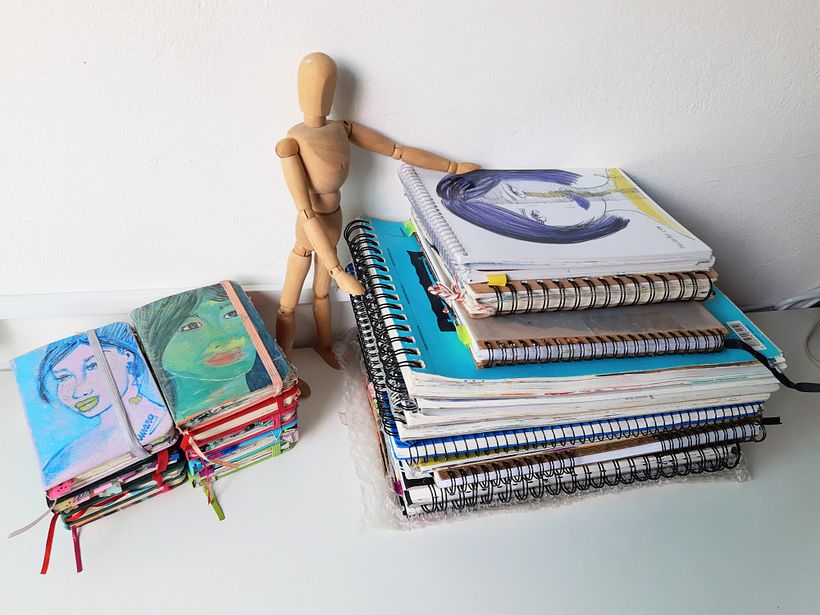 MarArtesOficial - Meus cadernos "Meu paraíso particular"